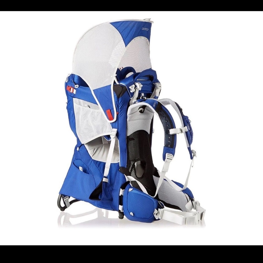 OSPREY Blue and White Child Carrier Pack